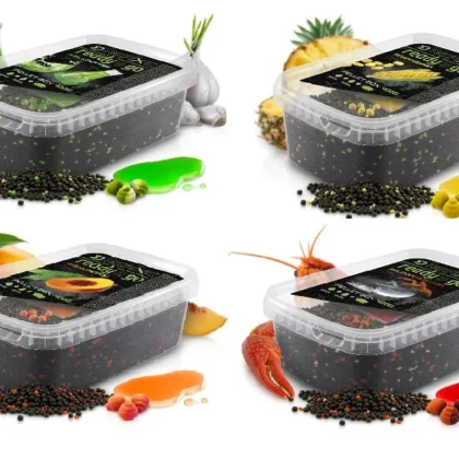 DELPHIN REAXE READY & GO PELLET BOX 4 verpakkingen 4 smaken
