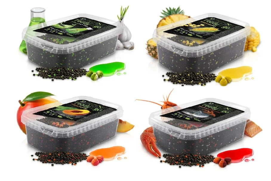 DELPHIN REAXE READY & GO PELLET BOX 4 verpakkingen 4 smaken