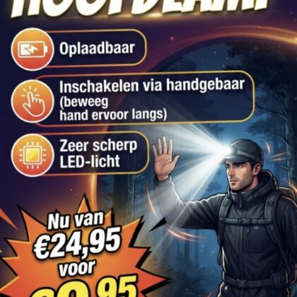 Hoofdlamp led aanbieding